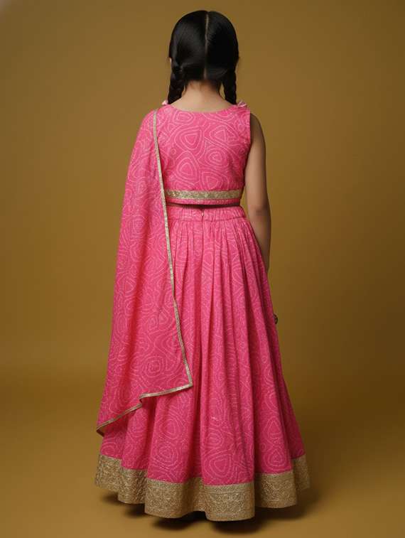 girl georgette lehenga choli - 22473420 -  Standard Image - 5