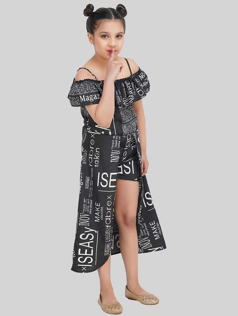 girl  polyester fit & flare dress - 22473720 -  Standard Image - 3