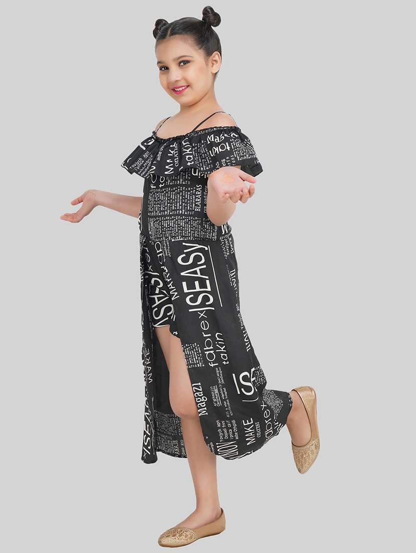 girl  polyester fit & flare dress - 22473720 -  Standard Image - 5