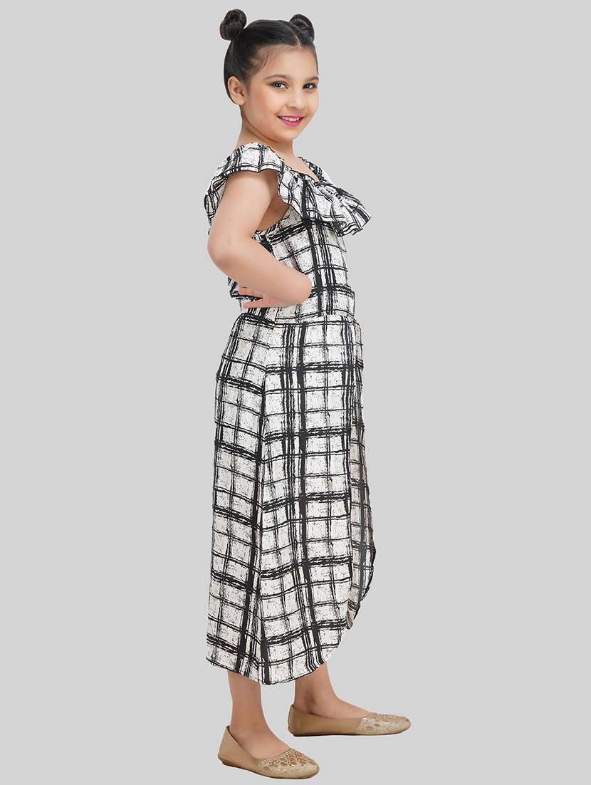 Girl Polyester Fit & Flare Dress - 22473721 -  Standard Image - 3