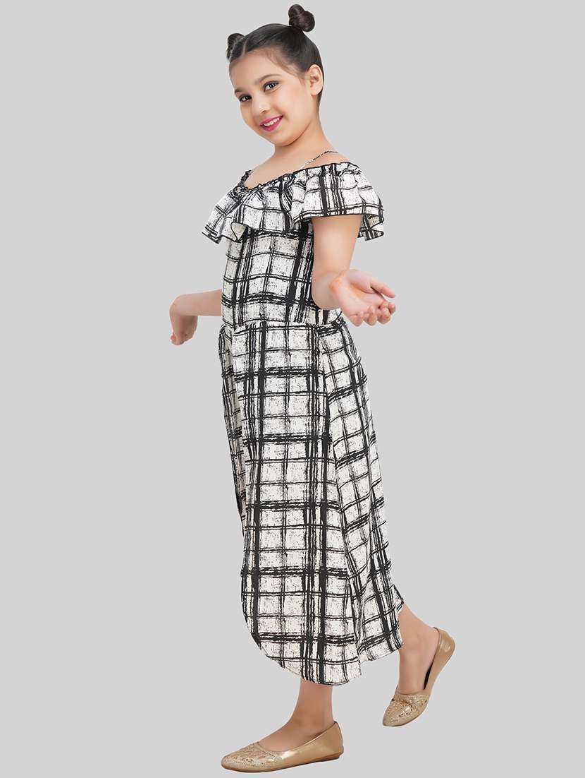 Girl Polyester Fit & Flare Dress - 22473721 -  Standard Image - 5