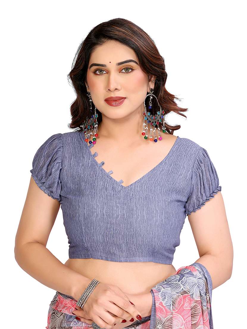 women pack of 2 printed combo saree with blouse - 22474203 -  Standard Image - 3