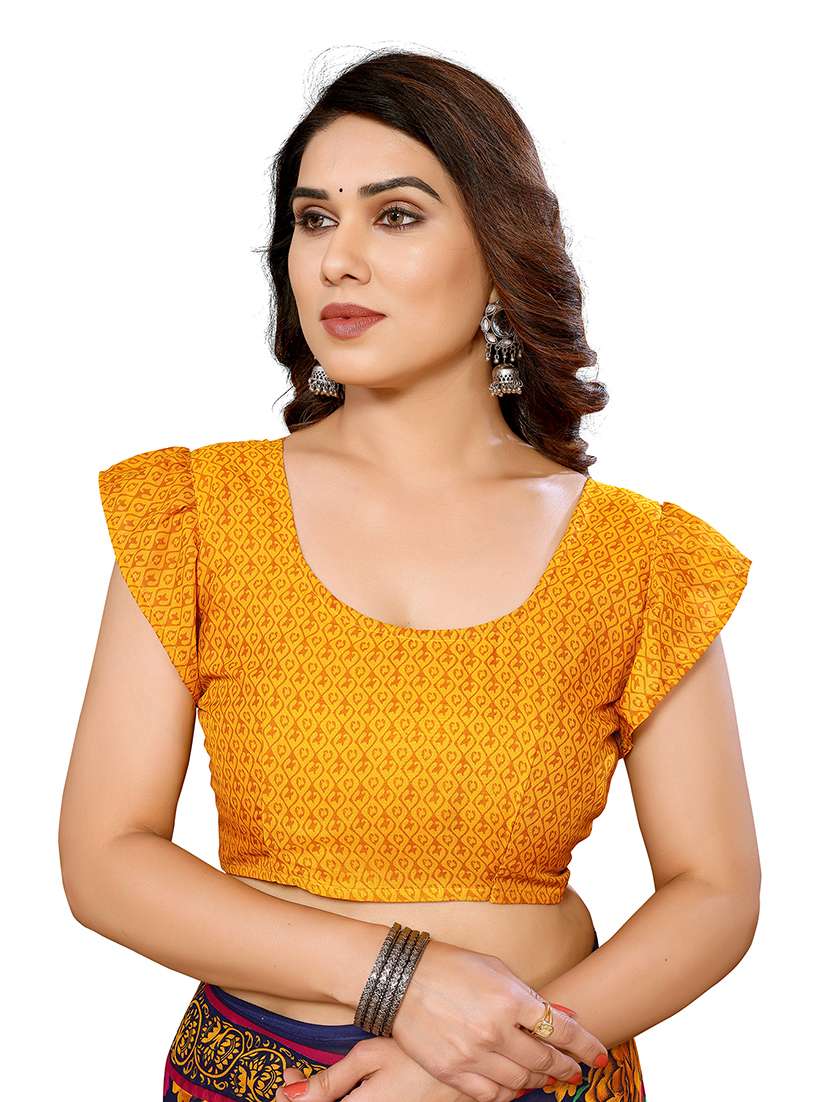 women pack of 2 printed combo saree with blouse - 22474223 -  Standard Image - 3