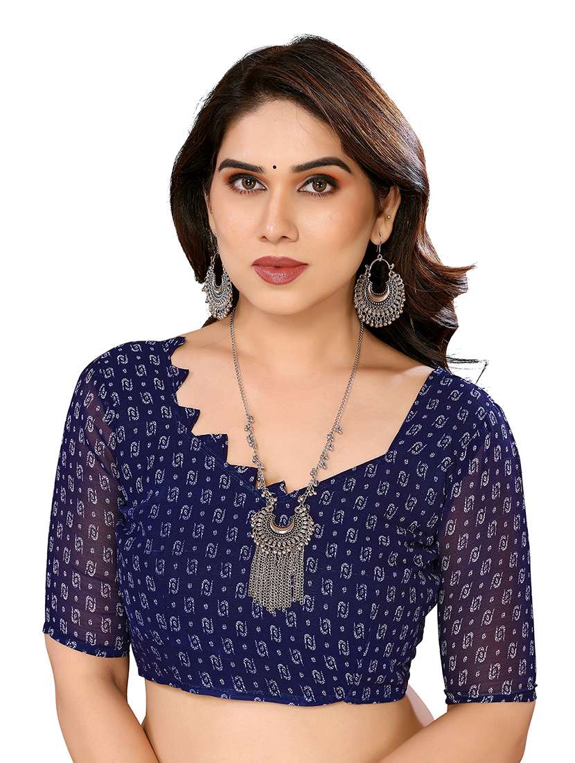 women pack of 2 printed combo saree with blouse - 22474324 -  Standard Image - 3