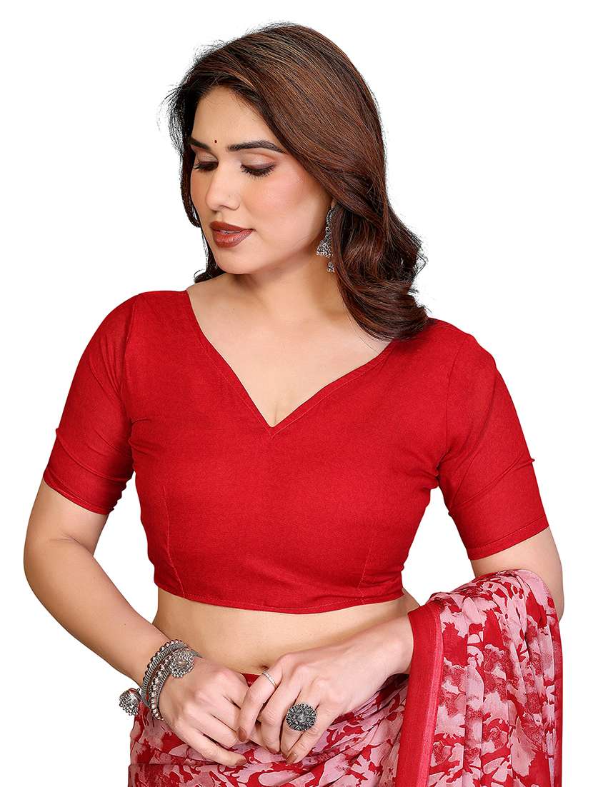 women pack of 2 printed combo saree with blouse - 22474385 -  Standard Image - 3