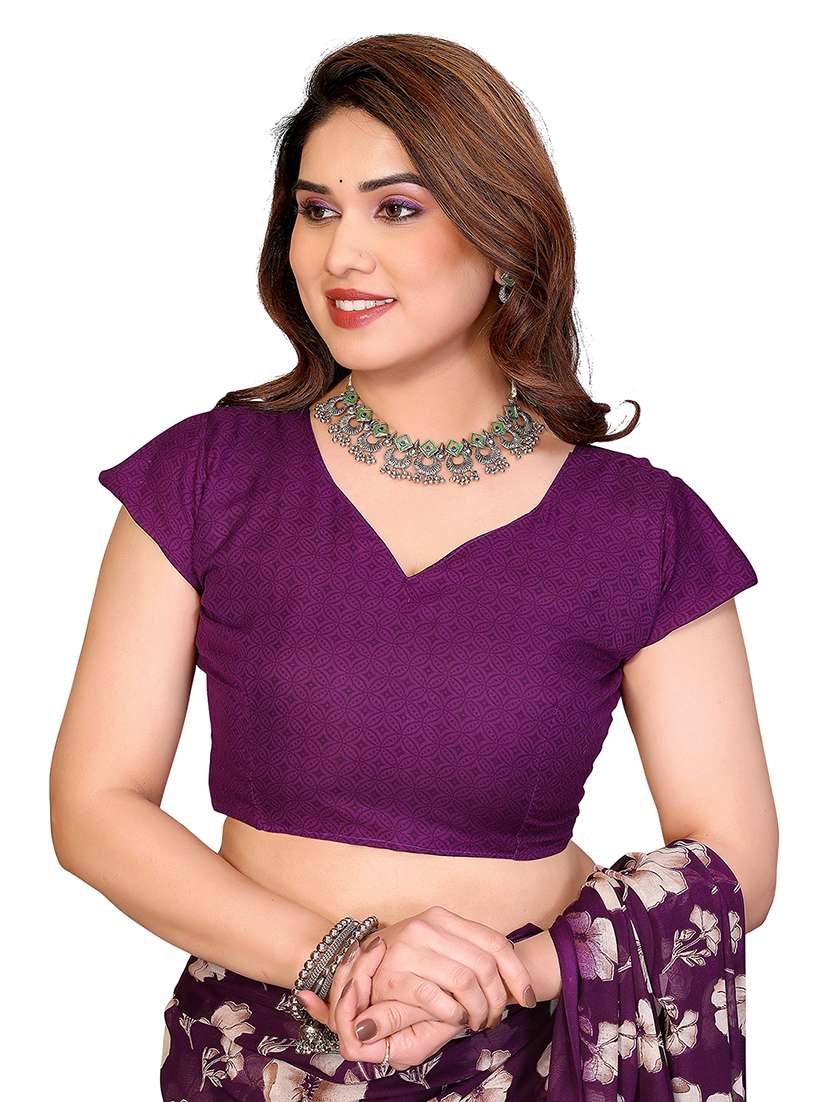 women pack of 2 printed combo saree with blouse - 22474413 -  Standard Image - 3