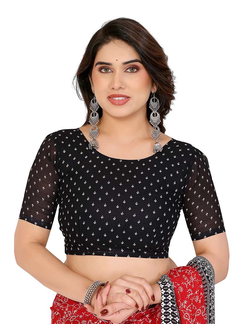 women pack of 2 printed combo saree with blouse - 22474865 -  Standard Image - 3