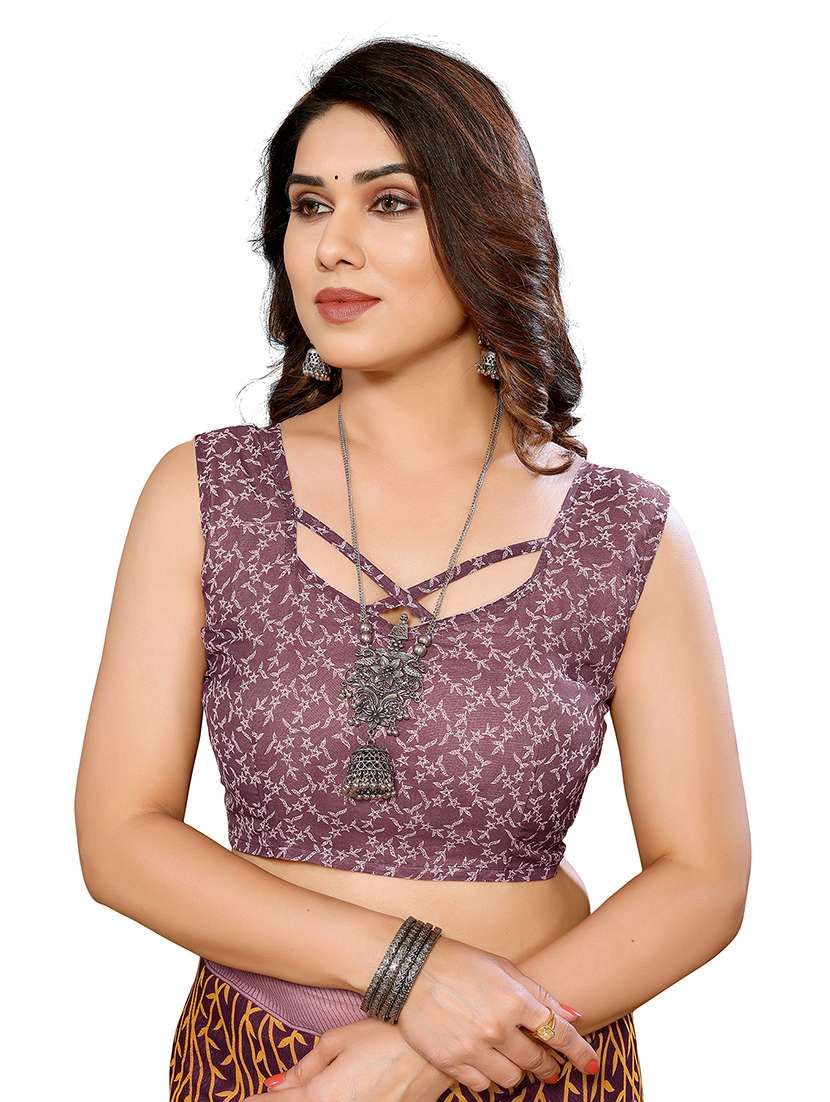 women pack of 2 printed combo saree with blouse - 22474980 -  Standard Image - 3