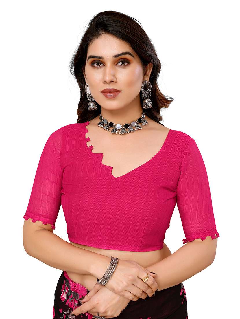 women pack of 2 printed combo saree with blouse - 22474983 -  Standard Image - 3