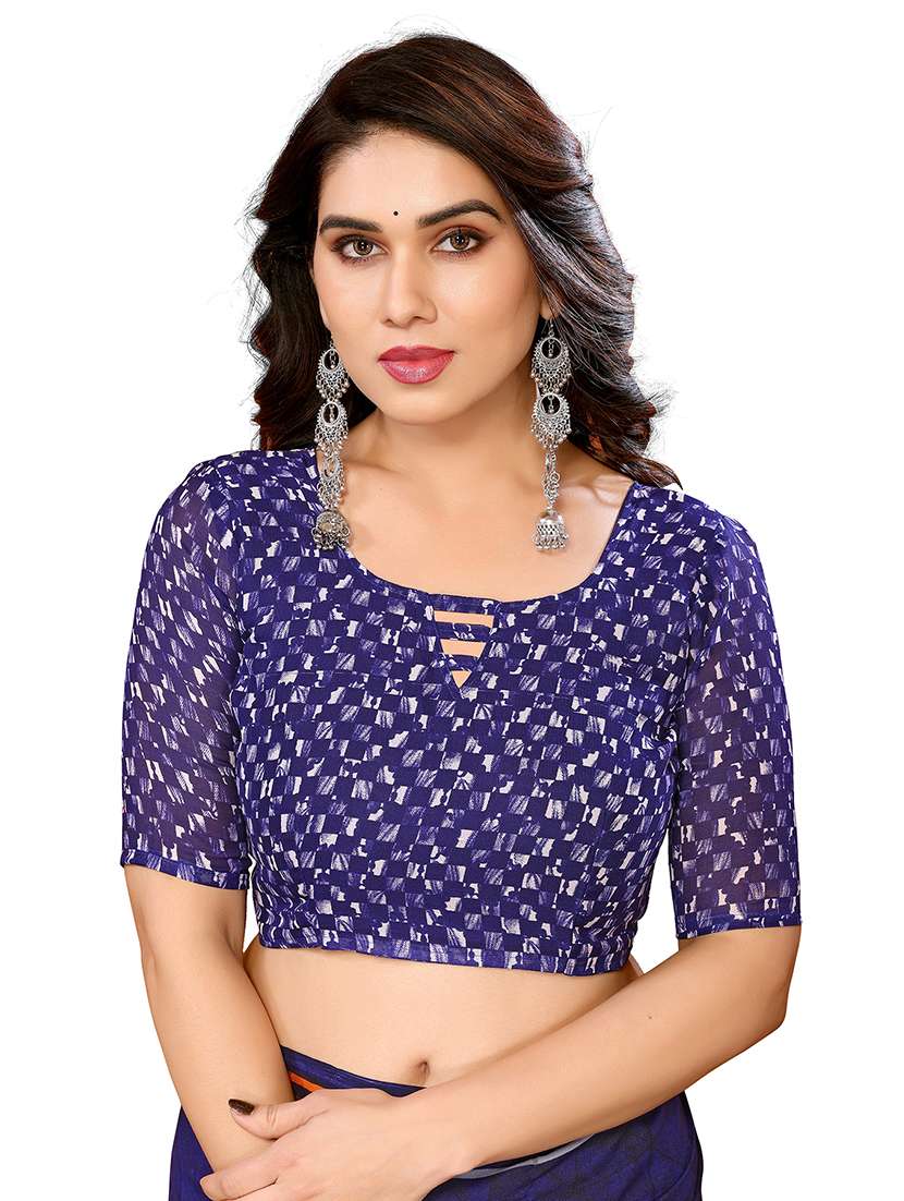 women pack of 2 printed combo saree with blouse - 22475009 -  Standard Image - 3
