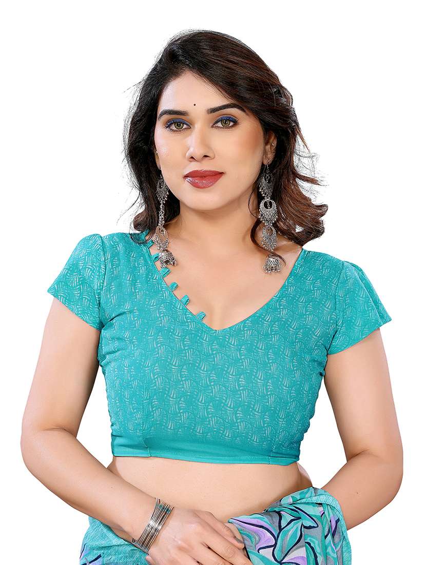 women pack of 2 printed combo saree with blouse - 22475093 -  Standard Image - 3