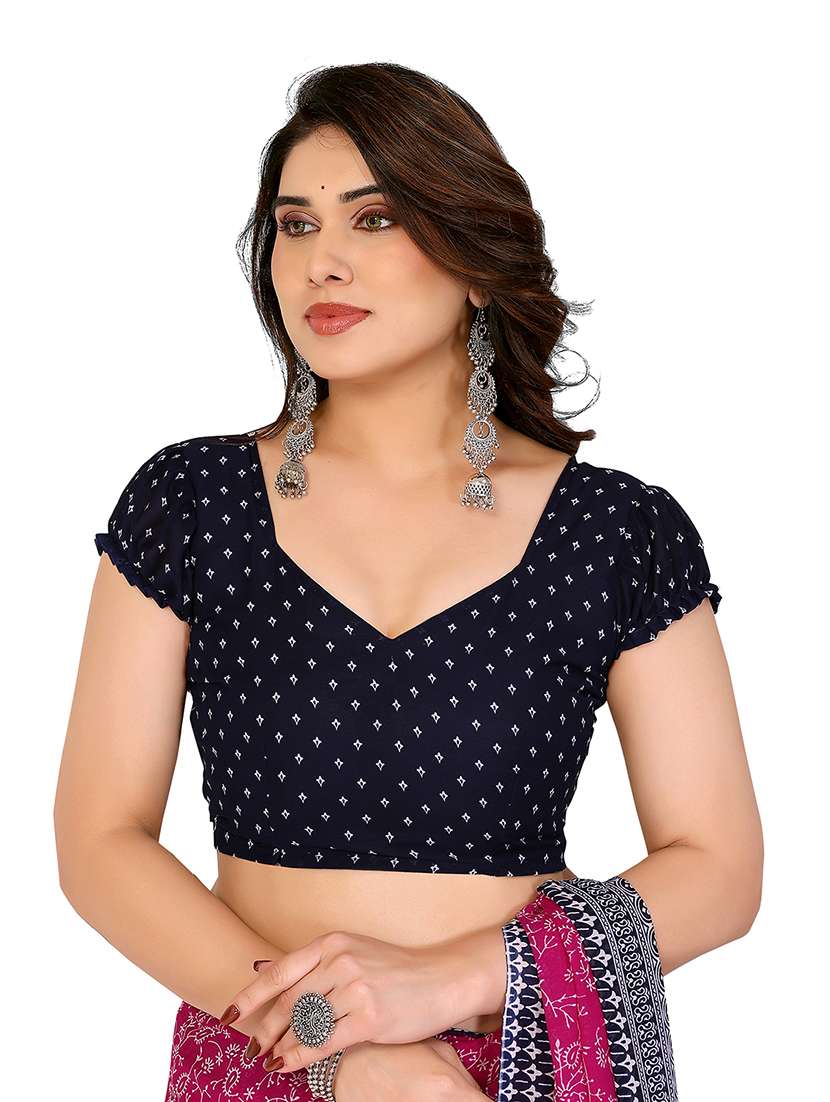women pack of 2 printed combo saree with blouse - 22475112 -  Standard Image - 3