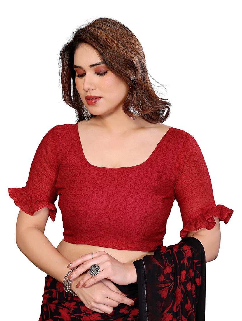 women pack of 2 printed combo saree with blouse - 22475155 -  Standard Image - 3