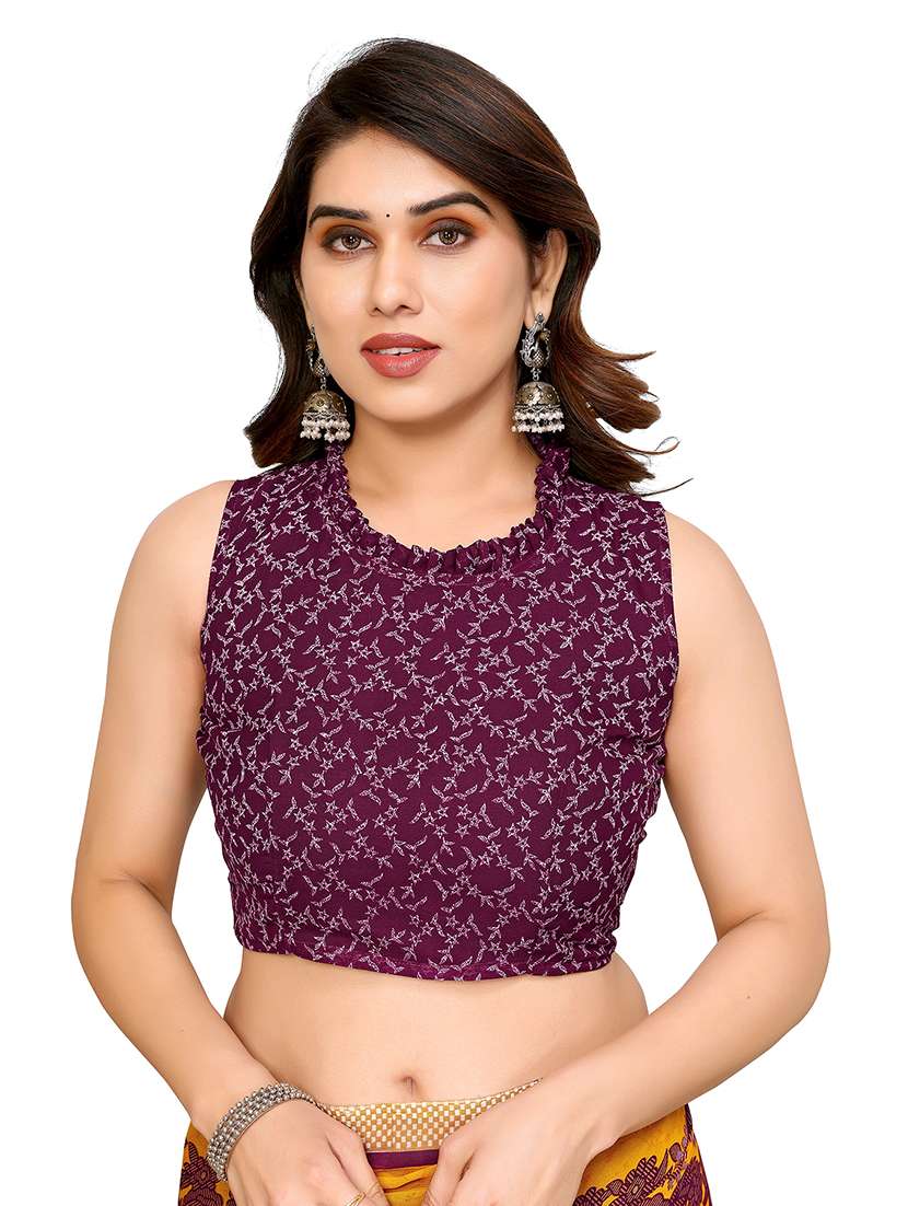 women pack of 2 printed combo saree with blouse - 22475241 -  Standard Image - 3