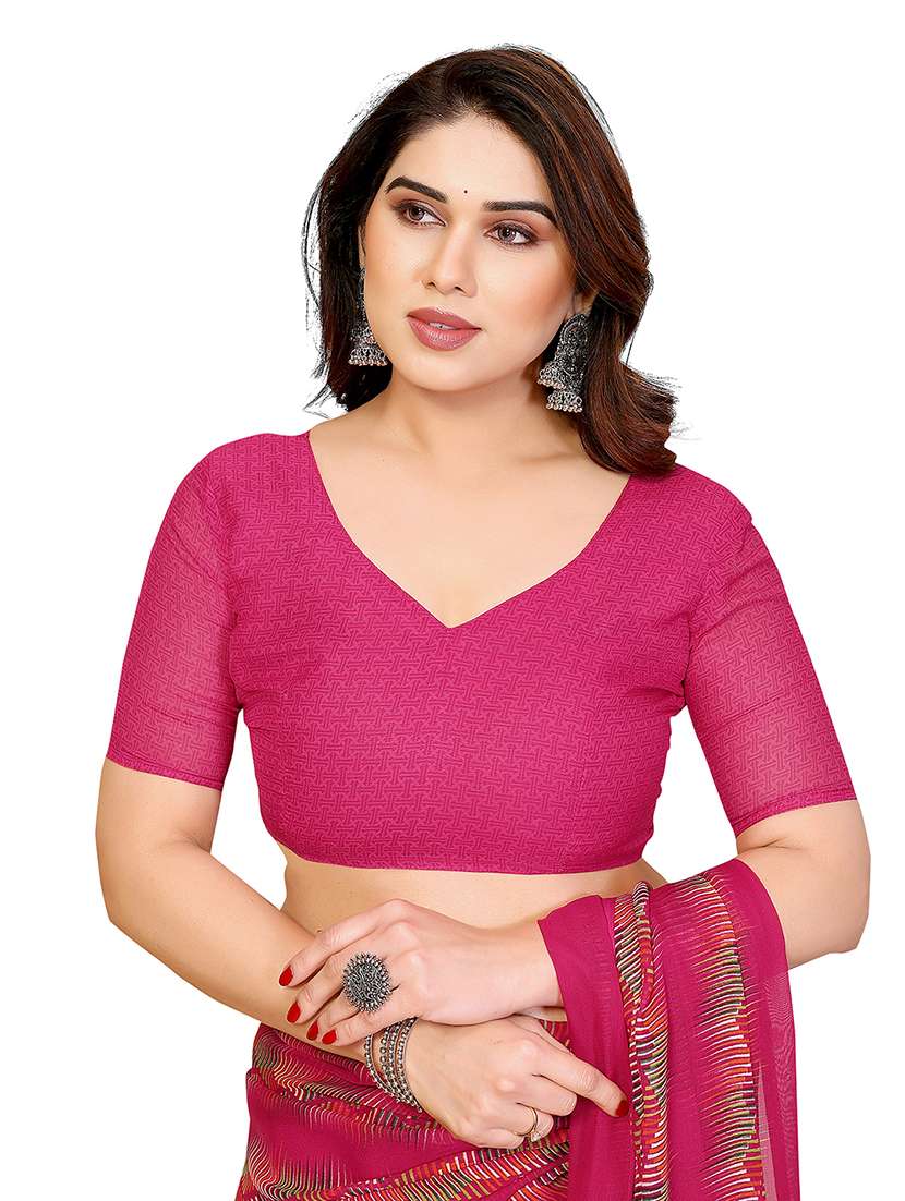women pack of 2 printed combo saree with blouse - 22476200 -  Standard Image - 3