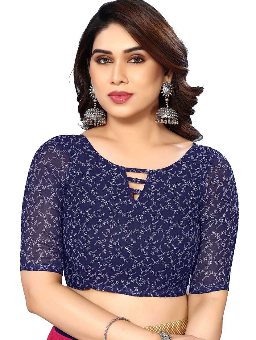 Women Pack Of 2 Printed Combo Saree With Blouse - 22476222 -  Standard Image - 3