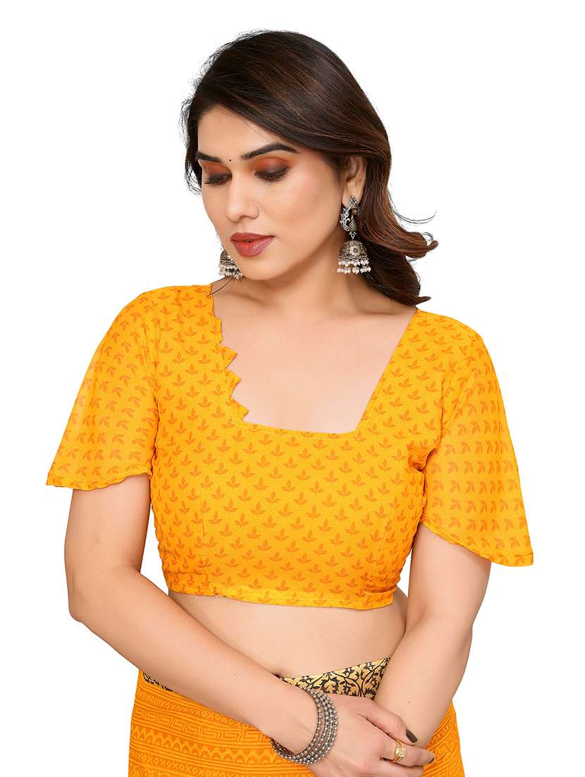 women pack of 2 printed combo saree with blouse - 22476461 -  Standard Image - 3