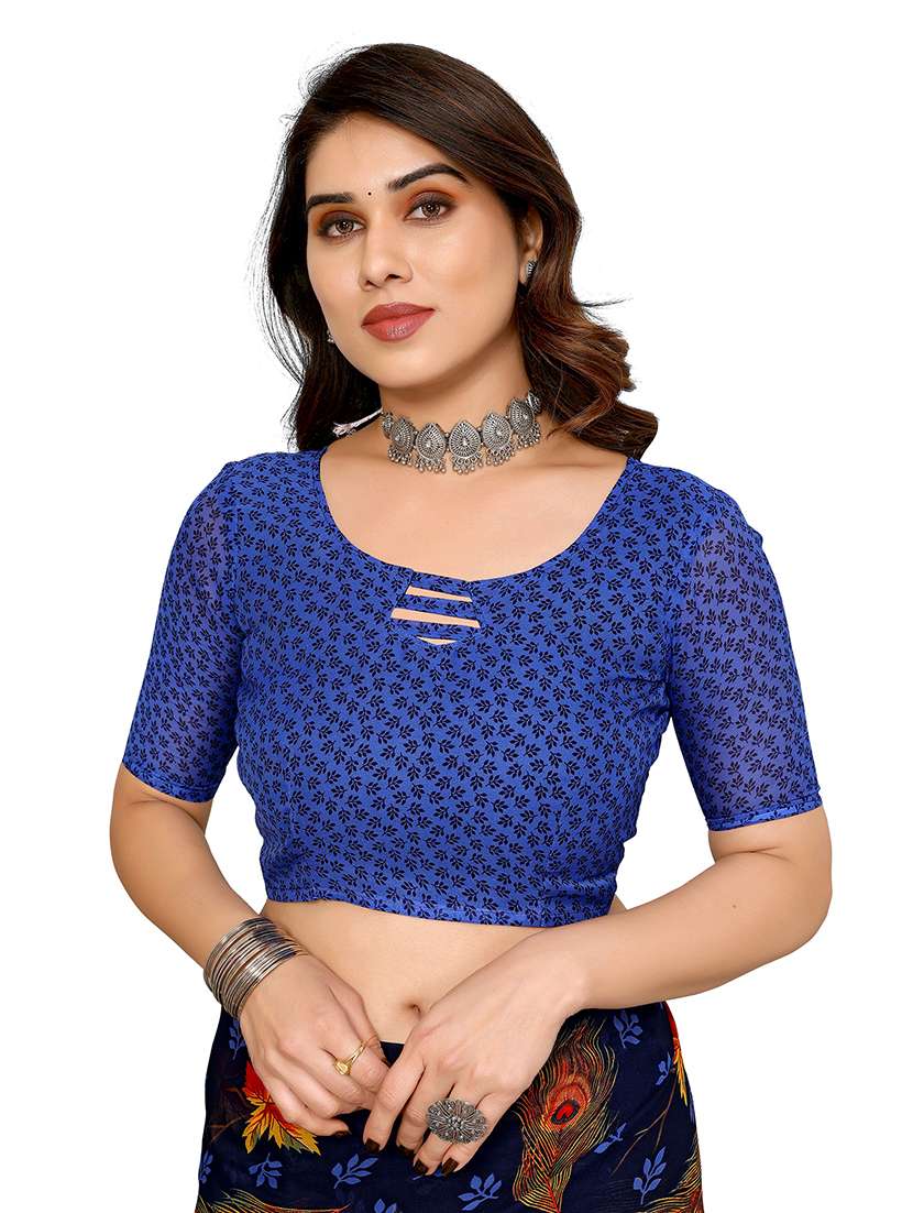 women pack of 2 printed combo saree with blouse - 22476508 -  Standard Image - 3
