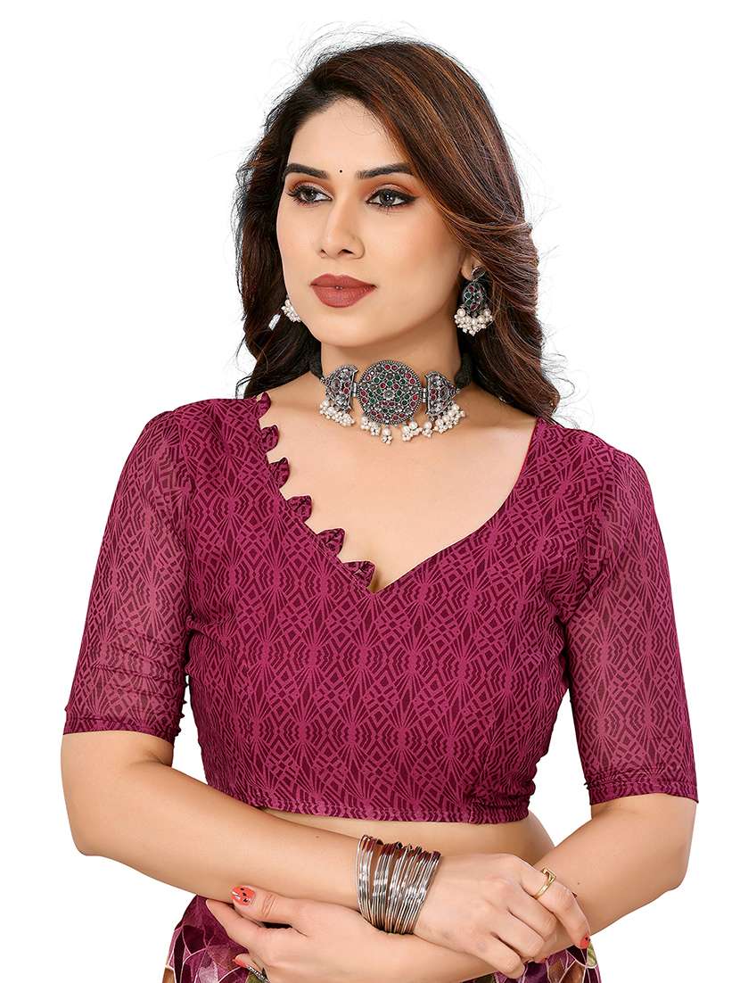 women pack of 2 printed combo saree with blouse - 22476532 -  Standard Image - 3