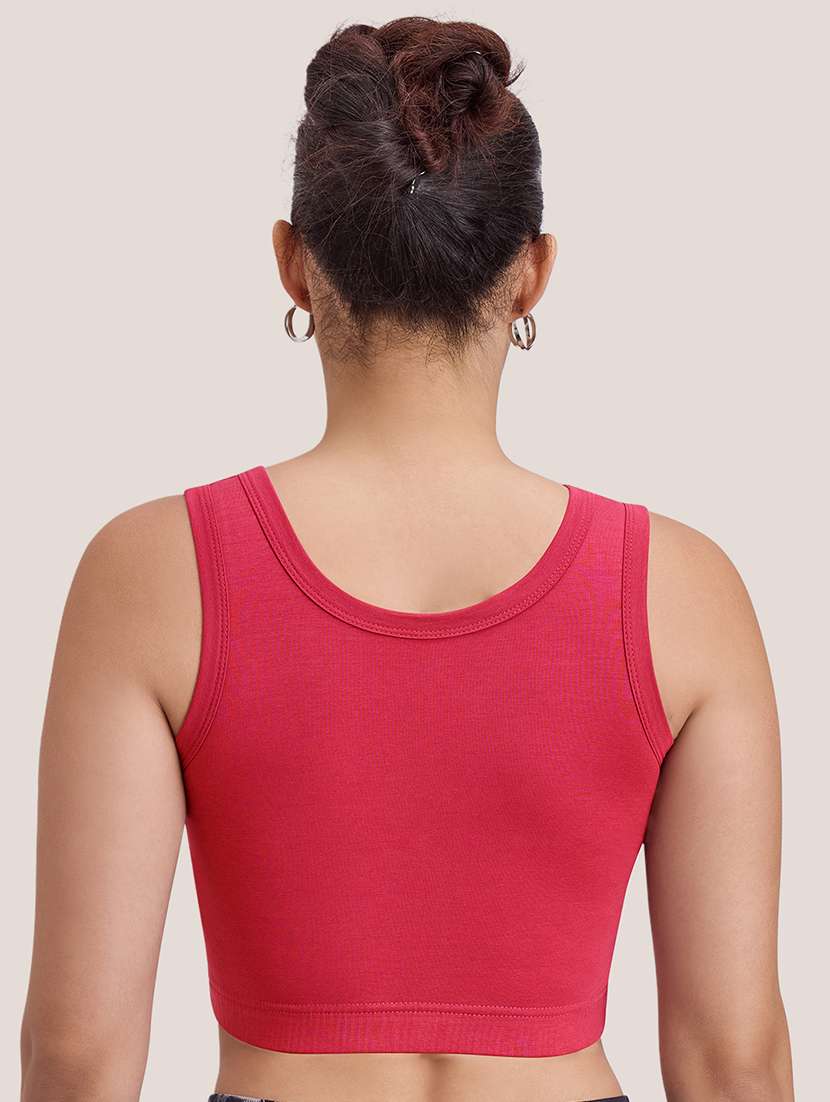 women solid full coverage sports bra - 22477156 -  Standard Image - 3