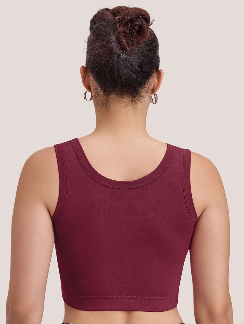 women solid full coverage sports bra - 22477160 -  Standard Image - 3