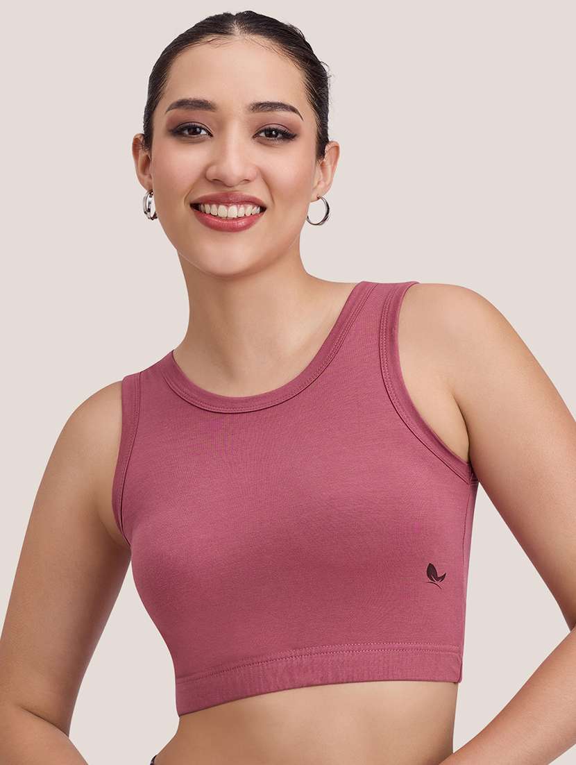 women solid full coverage sports bra