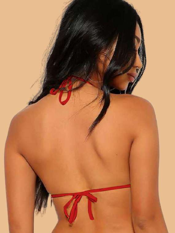 women black nylon bikini - 22477172 -  Standard Image - 3