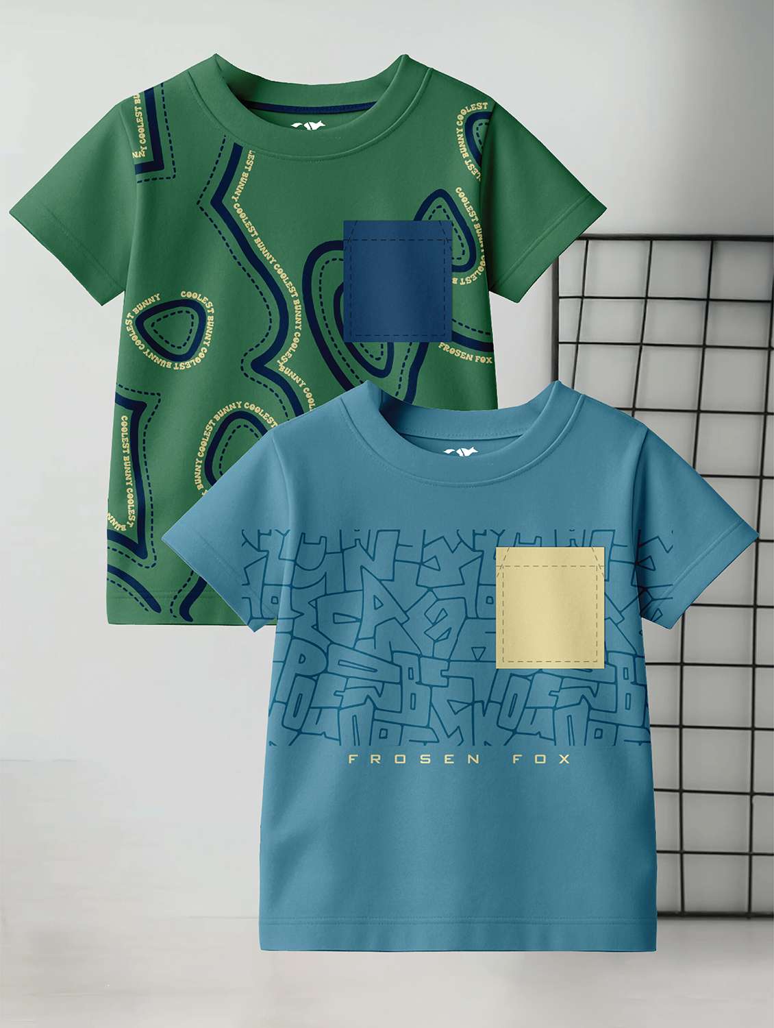 boys multi colored cotton t-shirt