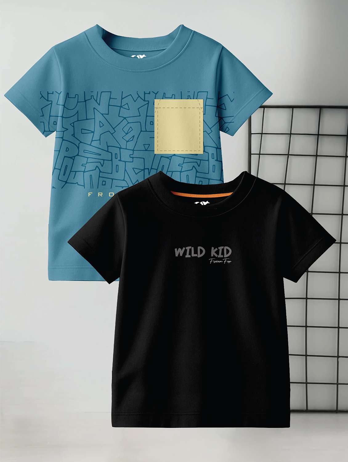 boys multi colored cotton t-shirt