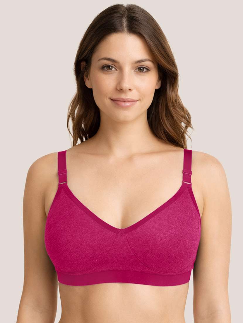 women solid full coverage minimizer bra