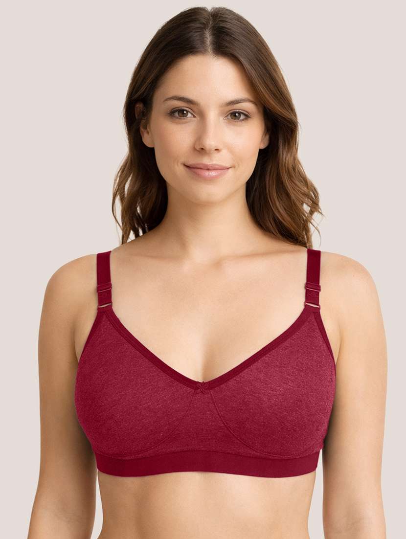 Women Pack Of 2 Solid Minimizer Bra - 22477949 -  Standard Image - 3