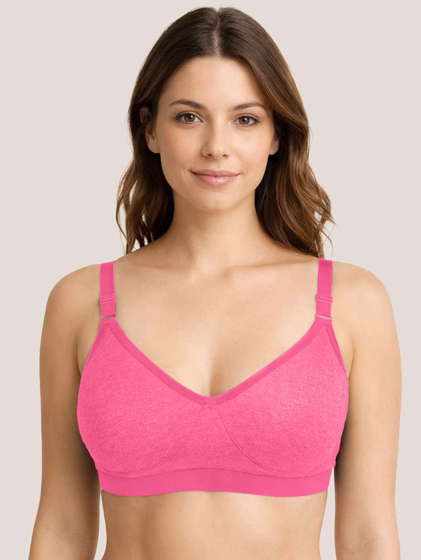women pack of 3 solid minimizer bra - 22477953 -  Standard Image - 3