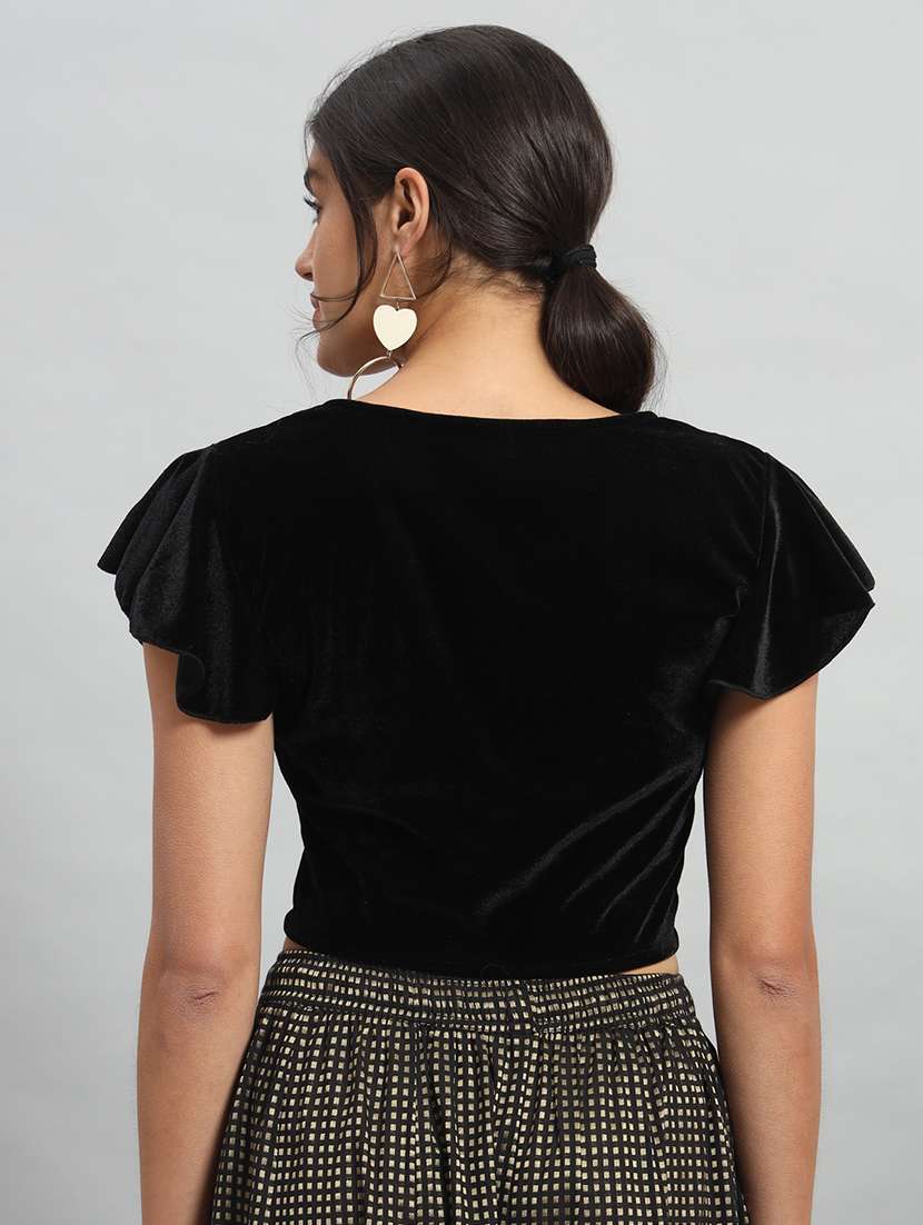 women solid sweetheart stiiched blouse - 22477958 -  Standard Image - 3