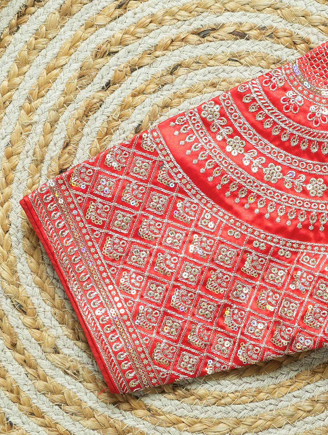 Women Solid With Work Stitched Blouse - 22477976 -  Standard Image - 5