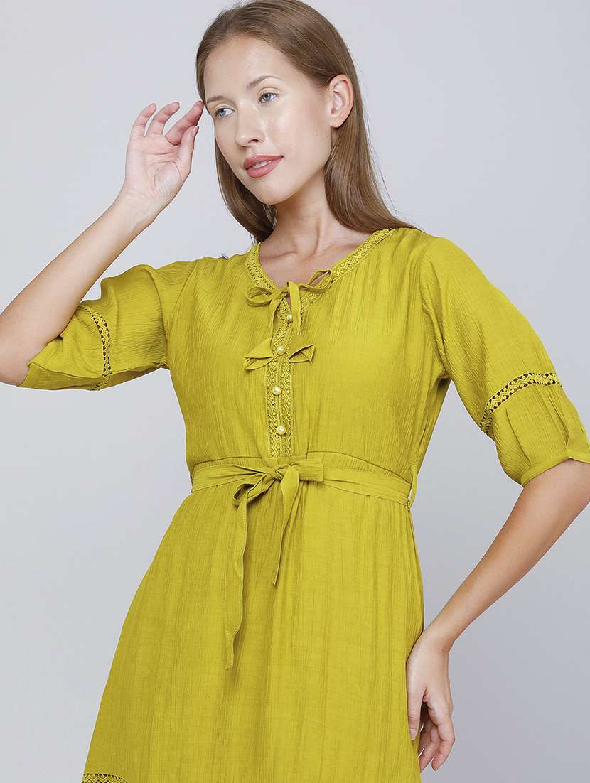 women embellished short sleeves tiered dress