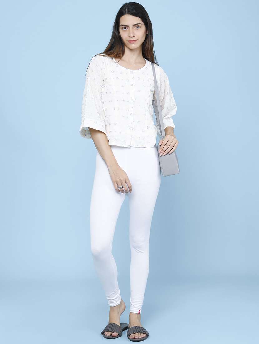 women embroidered three quarter sleeves regular top - 22480237 -  Standard Image - 5