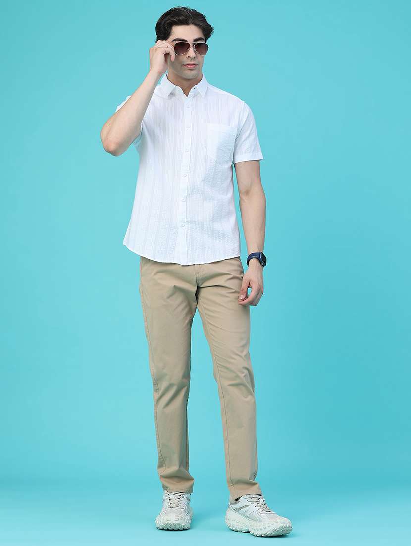 men self design short sleeve regular fit casual shirt - 22480388 -  Standard Image - 5