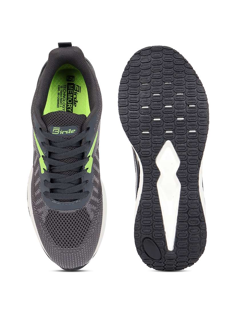 birde black men sports running shoes - 22480530 -  Standard Image - 5