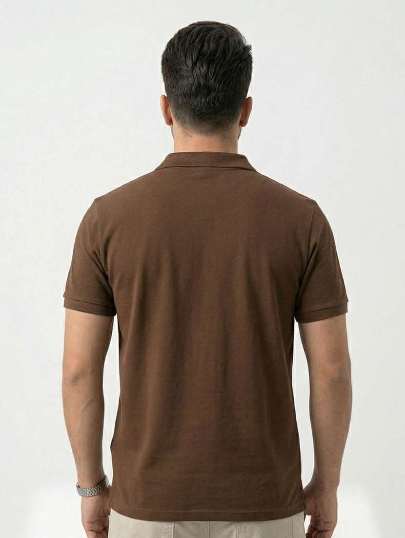 men solid short sleeve regular fit polo t-shirt - 22480841 -  Standard Image - 3