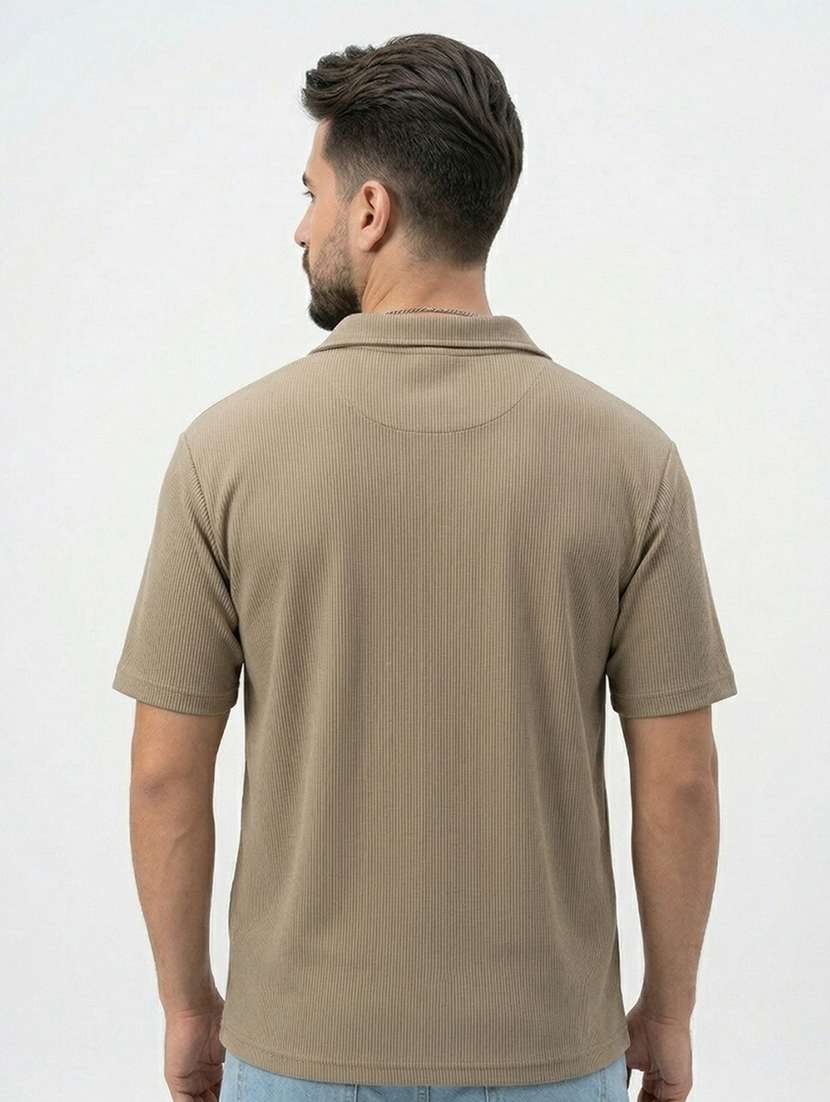 men self design short sleeve regular fit polo t-shirt - 22480847 -  Standard Image - 3