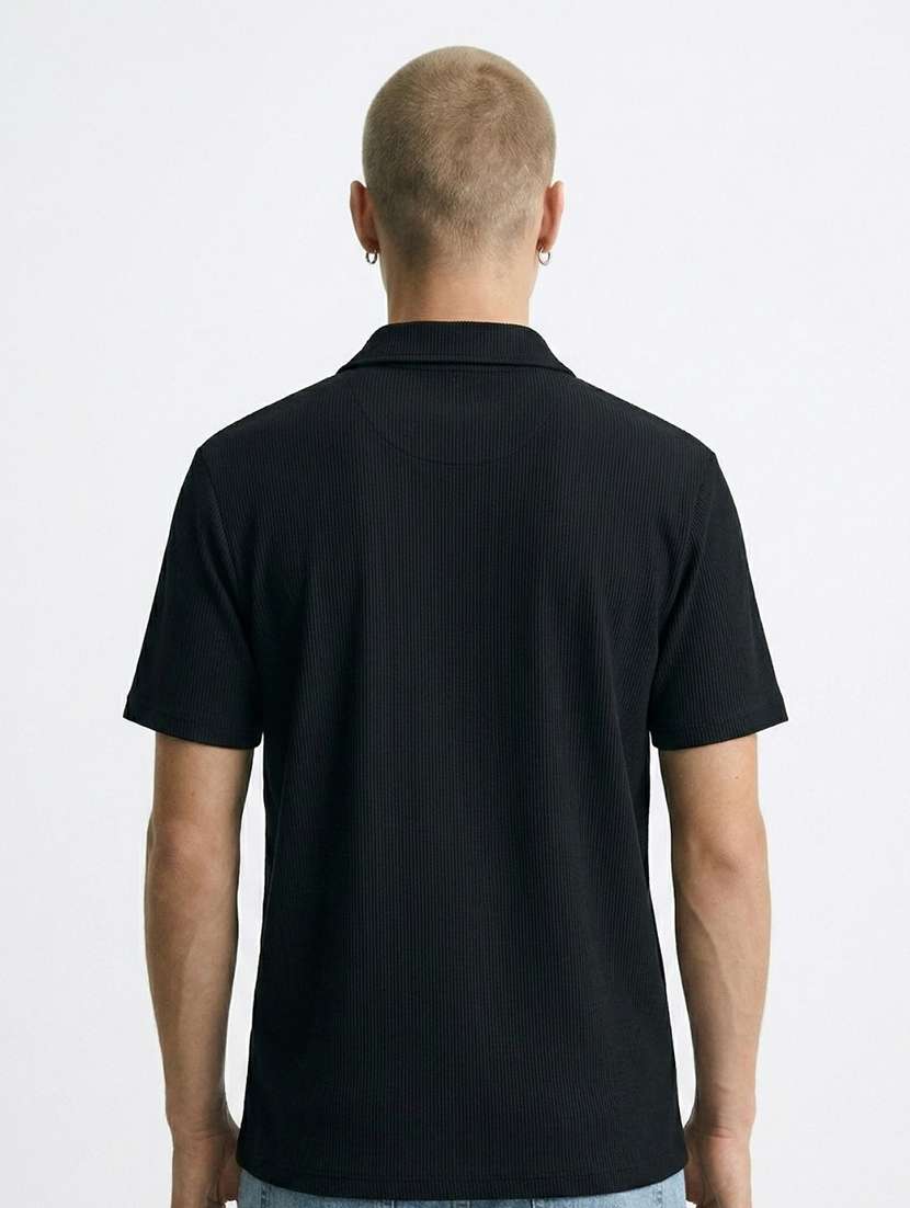 men self design short sleeve regular fit polo t-shirt - 22480848 -  Standard Image - 3