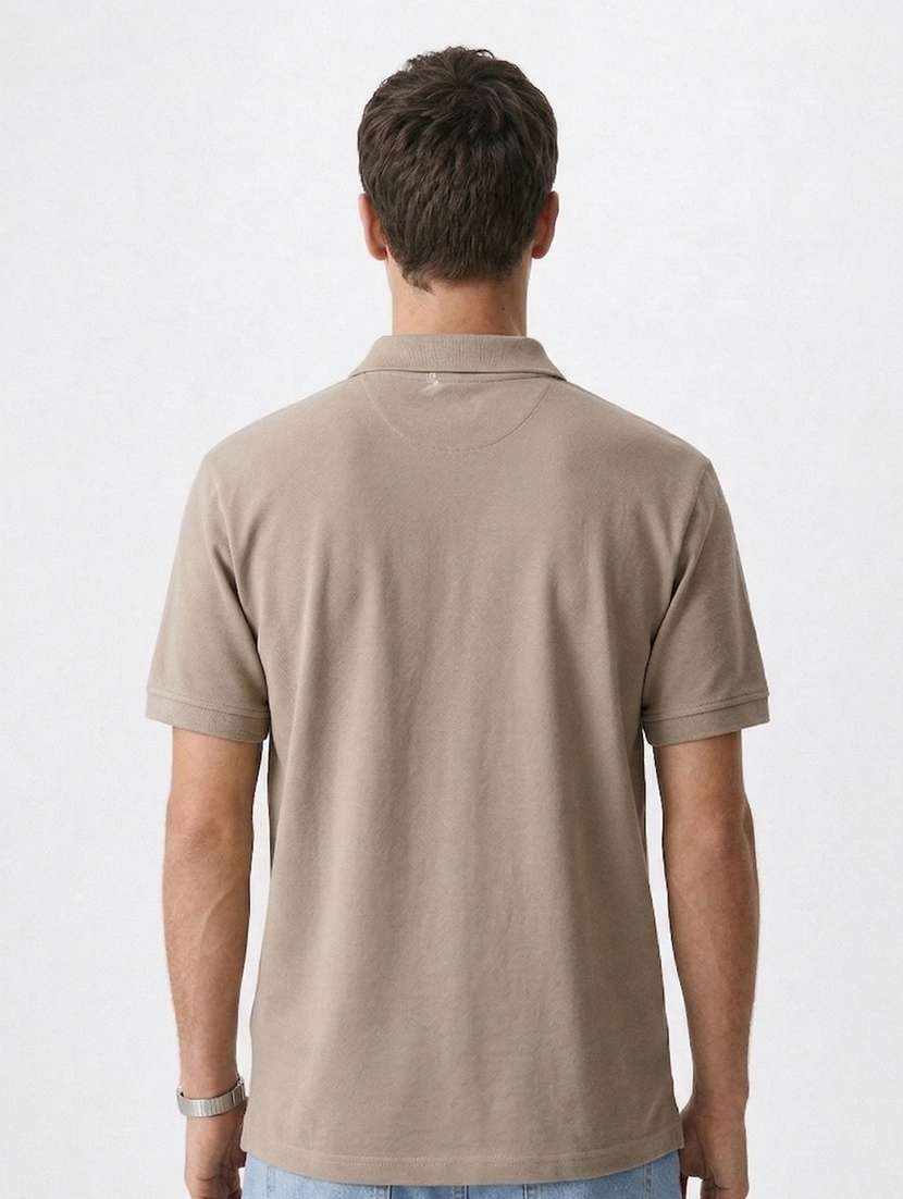 men striped short sleeve regular fit polo t-shirt - 22480877 -  Standard Image - 3