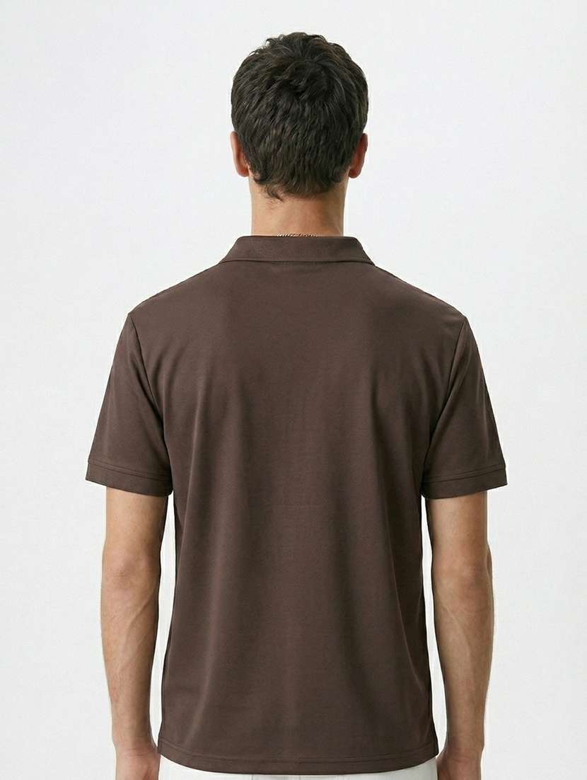 men printed short sleeve regular fit polo t-shirt - 22480885 -  Standard Image - 3
