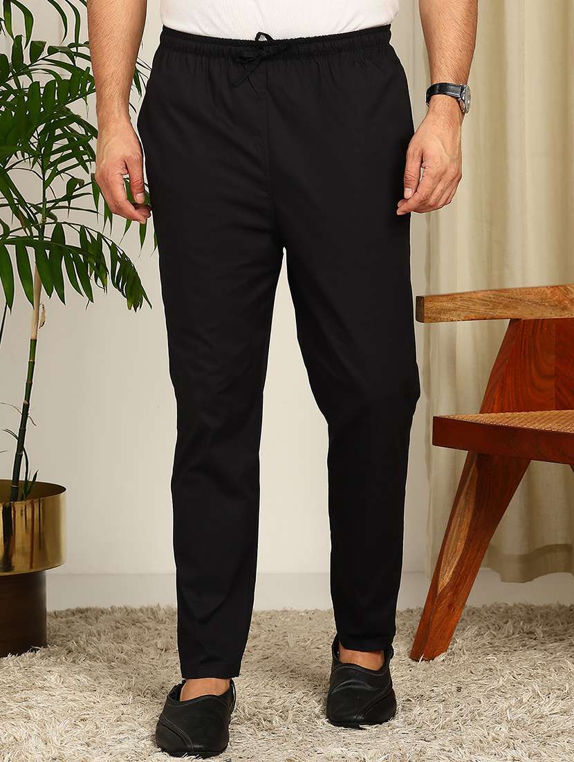 men solid mandarin neck kurta pyjama set - 22481543 -  Standard Image - 5