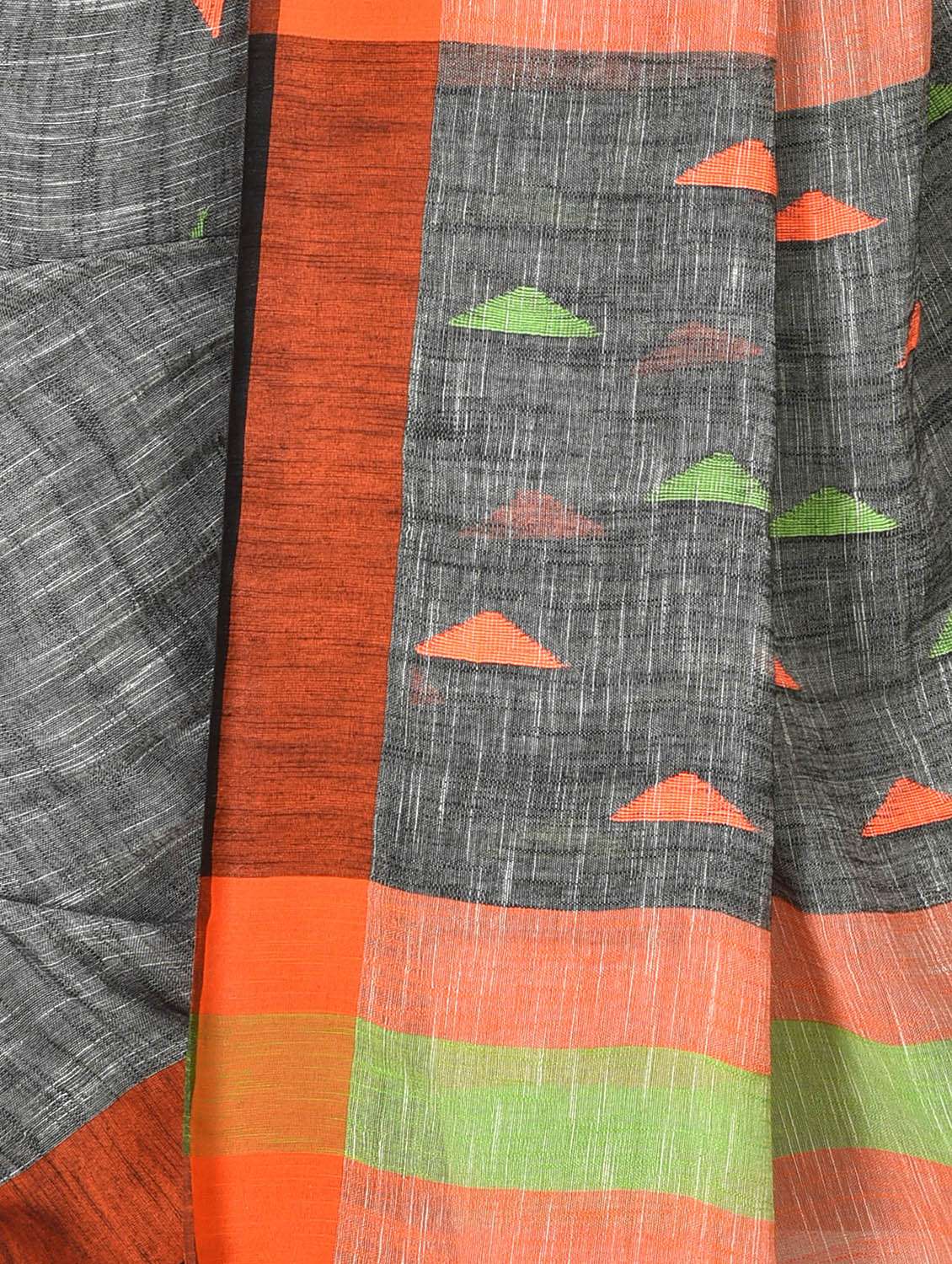 women self design handloom saree with blouse - 22481703 -  Standard Image - 3