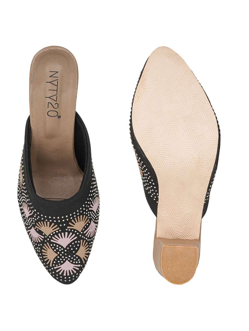 women black slip on mule - 22481708 -  Standard Image - 3