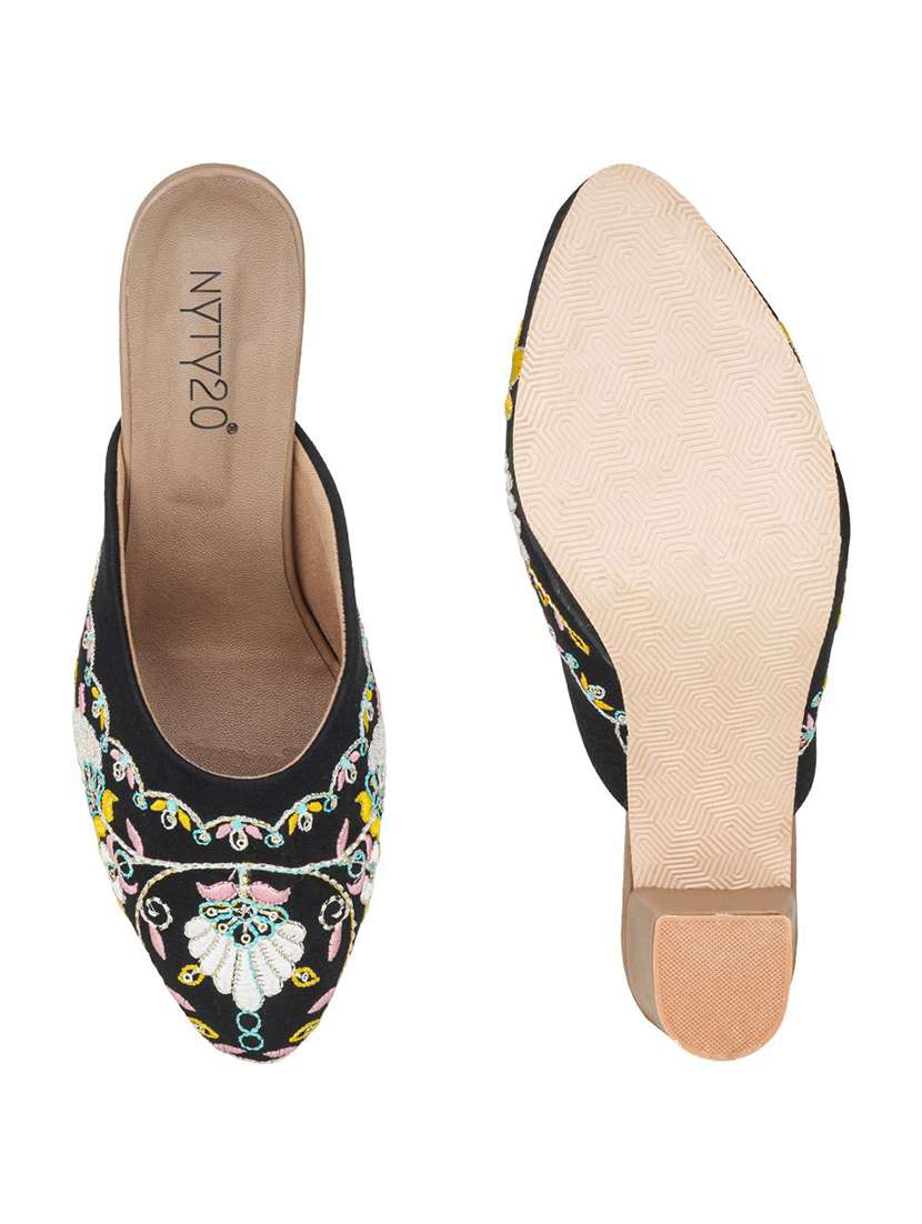women black slip on mule - 22481709 -  Standard Image - 3