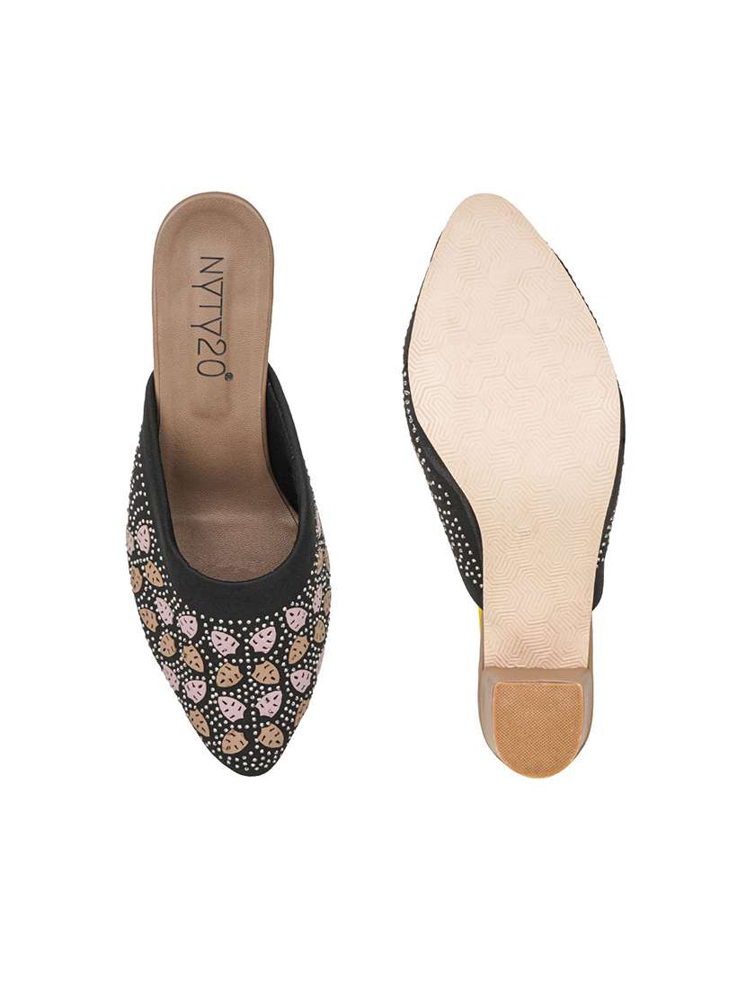 women black slip on mule - 22481711 -  Standard Image - 3