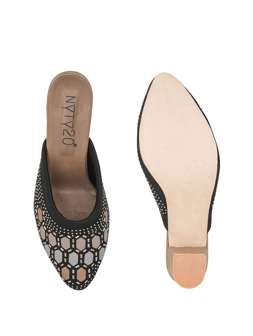 women black slip on mule - 22481712 -  Standard Image - 3