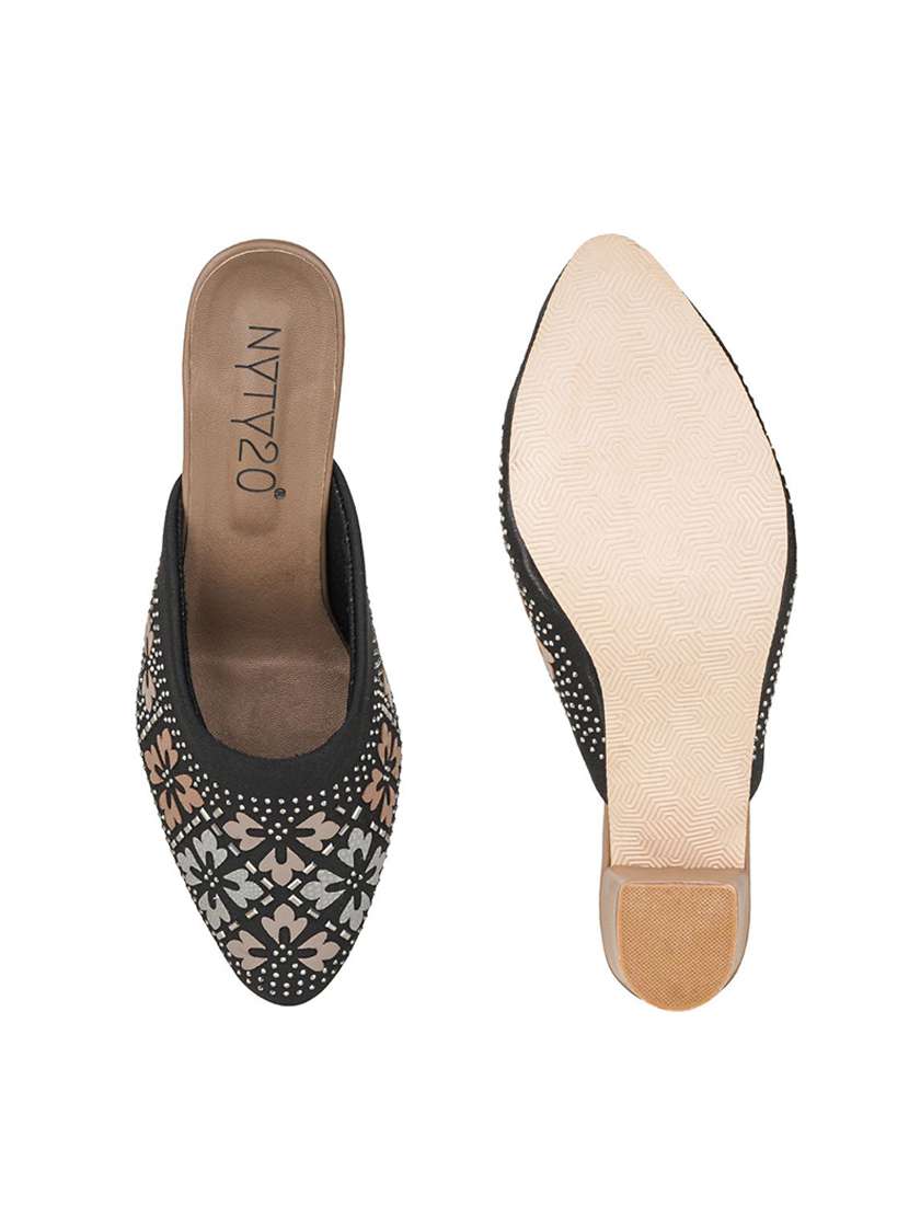 women black slip on mule - 22481713 -  Standard Image - 3
